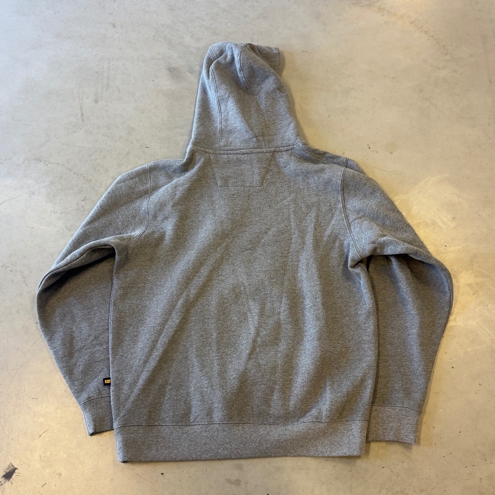 Caterpillar CAT Mens Gray Logo Graphic Pullover Hoodie Sweatshirt Size Medium - Picture 3 of 6